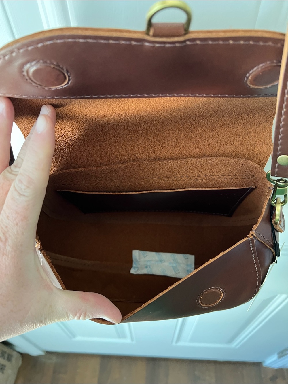 PLG Monaco Crossbody Chocolate Brown - Picture 6 of 8